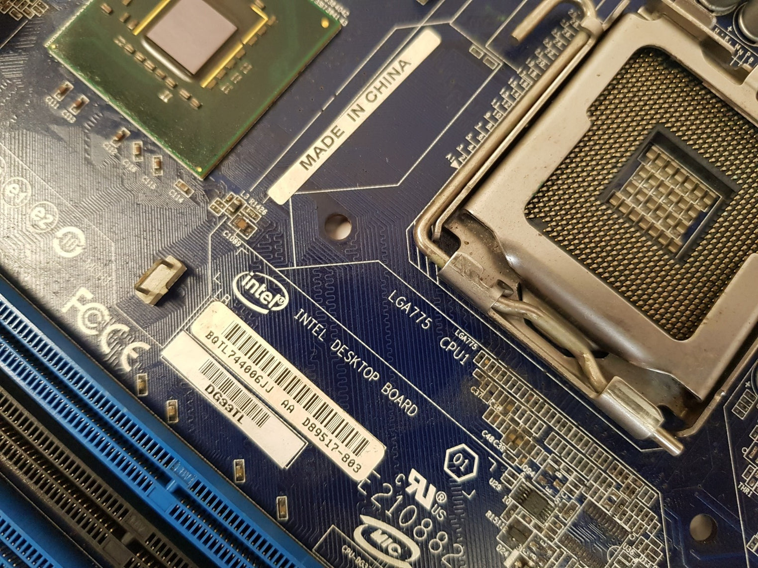 Intel ices-003 class-b motherboard