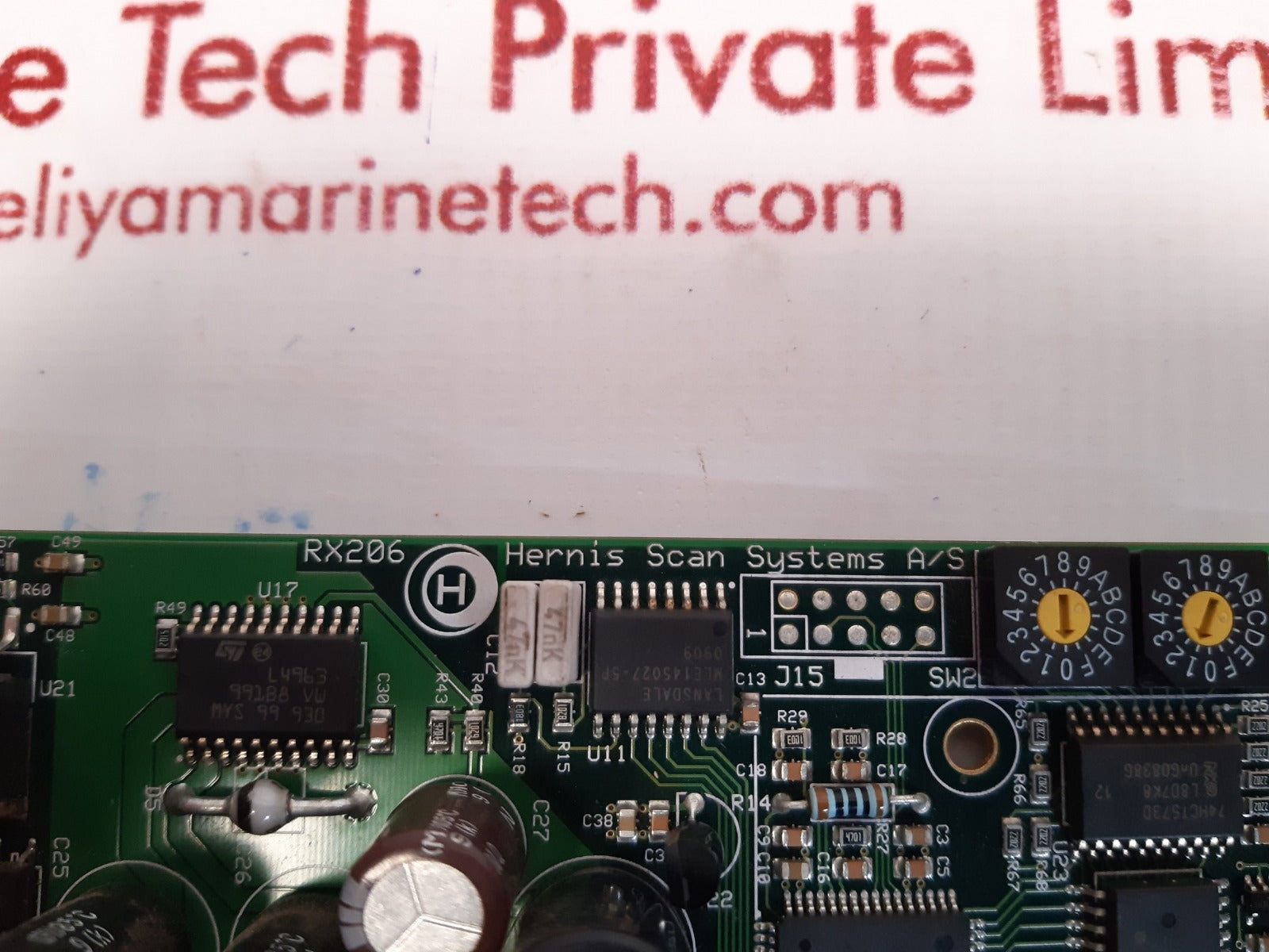 Hernis scan systems rx206 hs057b control board rev c 