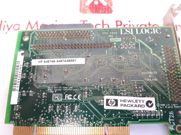 Hp a4974a a4974-66001 lsi logic pci ultra scsi card