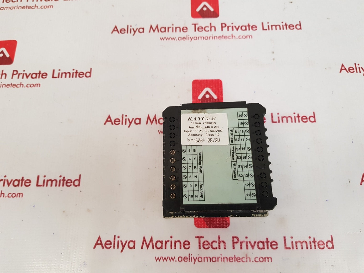 Kaycee km440 3 phase voltmeter