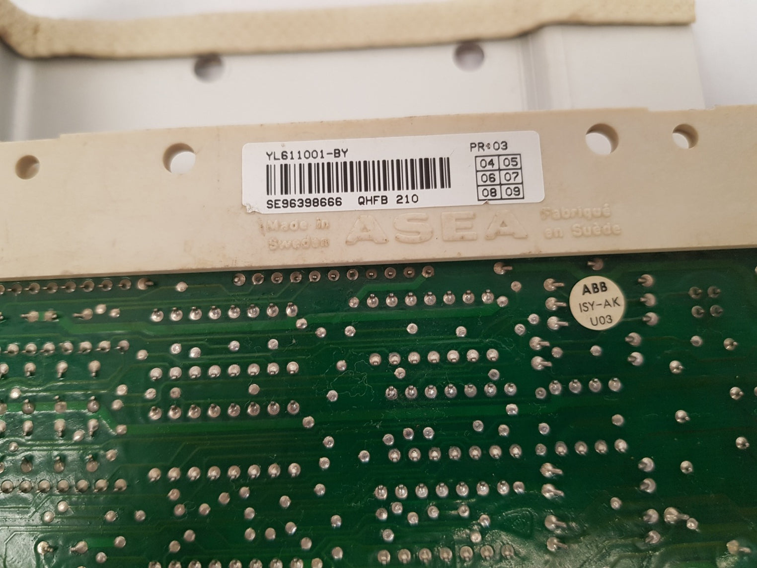 Asea qhfb 210 yl611001-by pc board qhfb 210