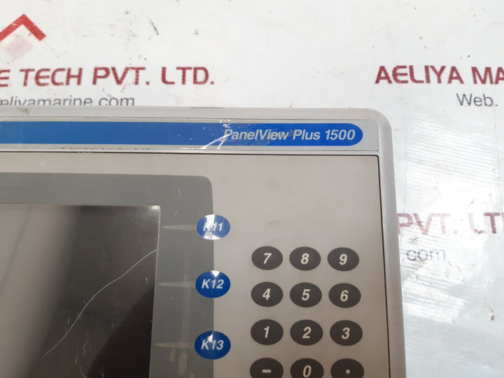 Allen-bradley 2711p-rdb15c ser.B panel view plus 1500 2711p-rp1a ser.G