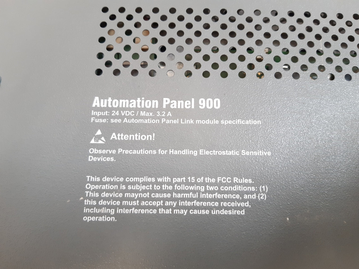 B&r automation panel 900 5ap920.1505-01 operator touch panel rev.k0