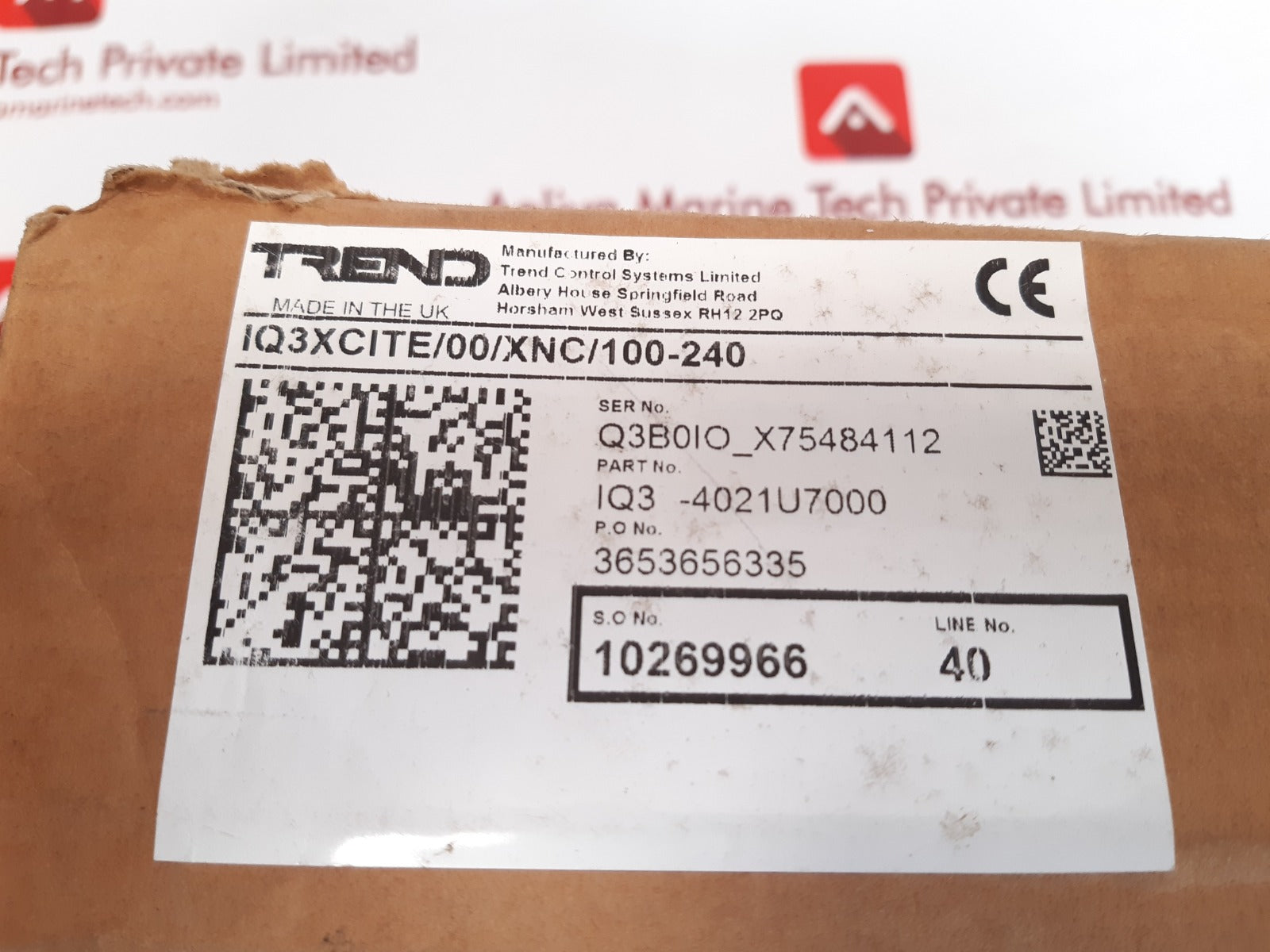Trend iq3xcite/00/xnc/100-240 controller iq3-4021u7000