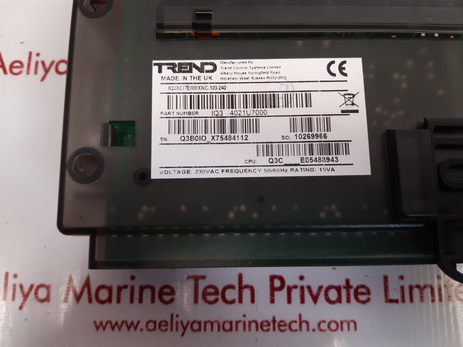 Trend iq3xcite/00/xnc/100-240 controller iq3-4021u7000