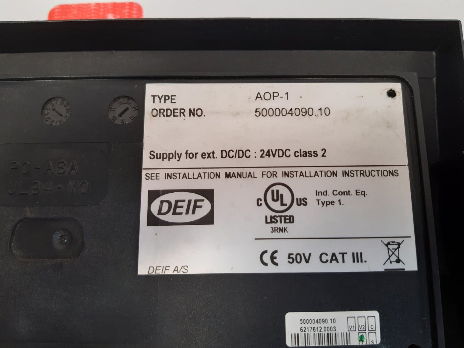 Deif aop-1 operator panel 500004090.10