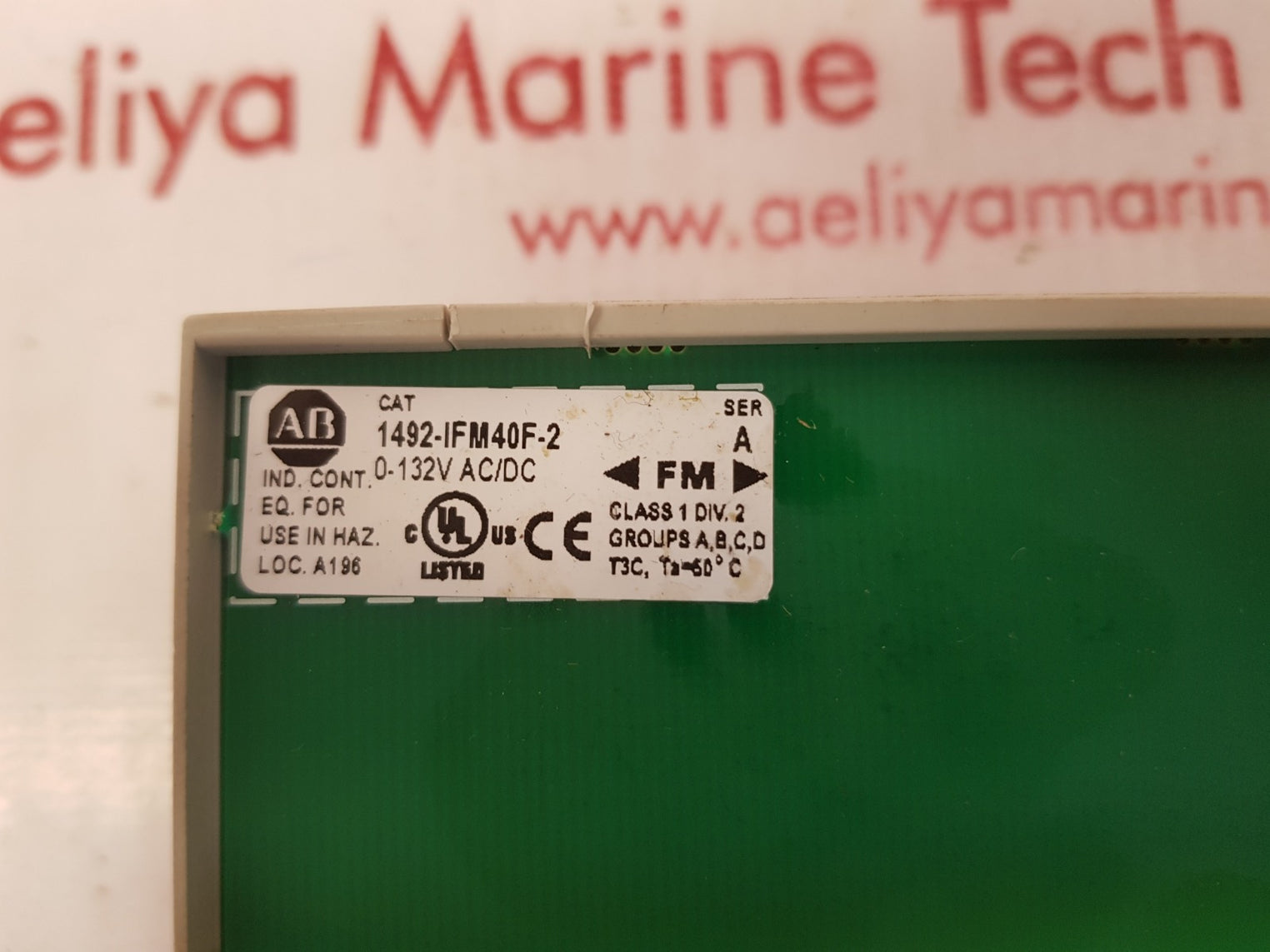 Allen bradley 1492-ifm40f-2 ser. a interface module 