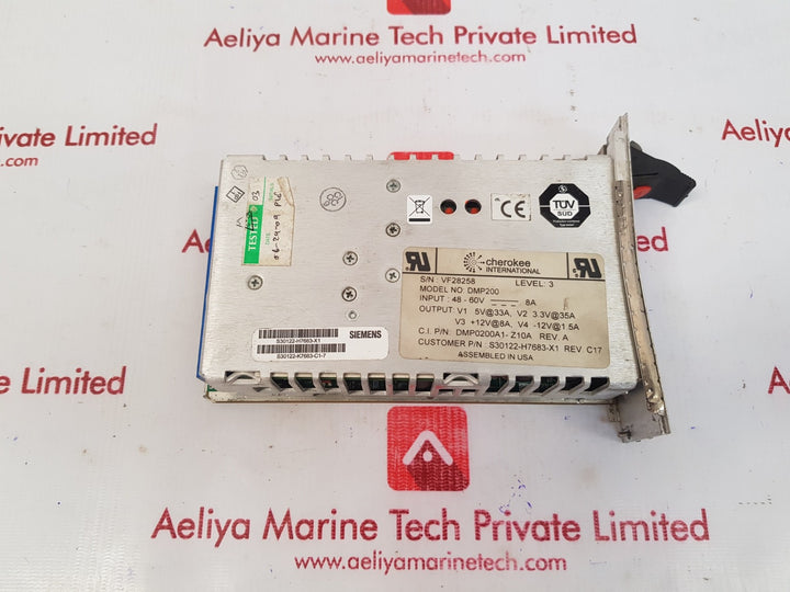 Cherokee dmp200 Siemens s30122-h7683-x1 power supply