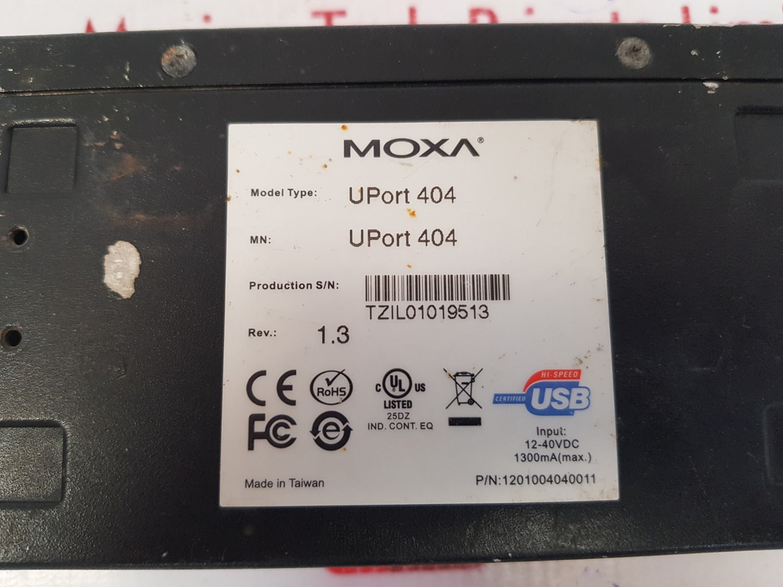 Moxa uport 404 industry usb hub