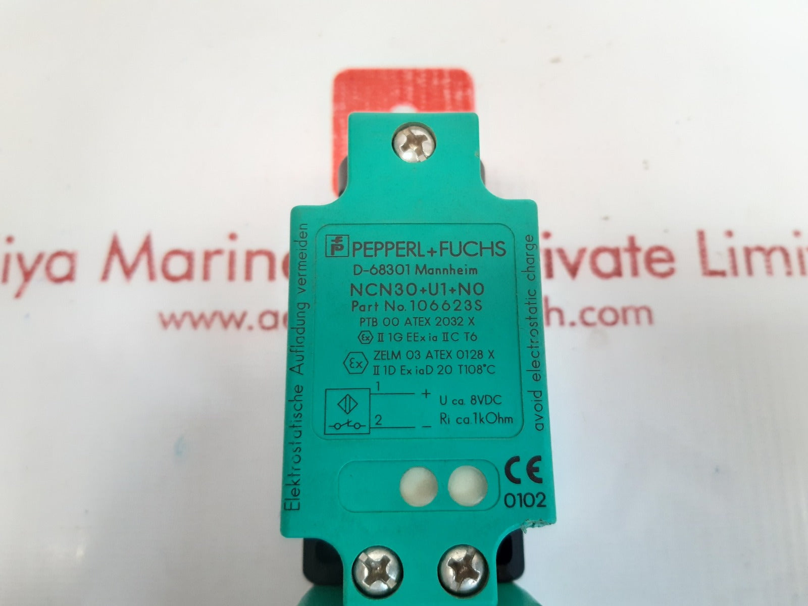 Pepperl + fuchs ncn30+u1+no sensor switch 106623s 