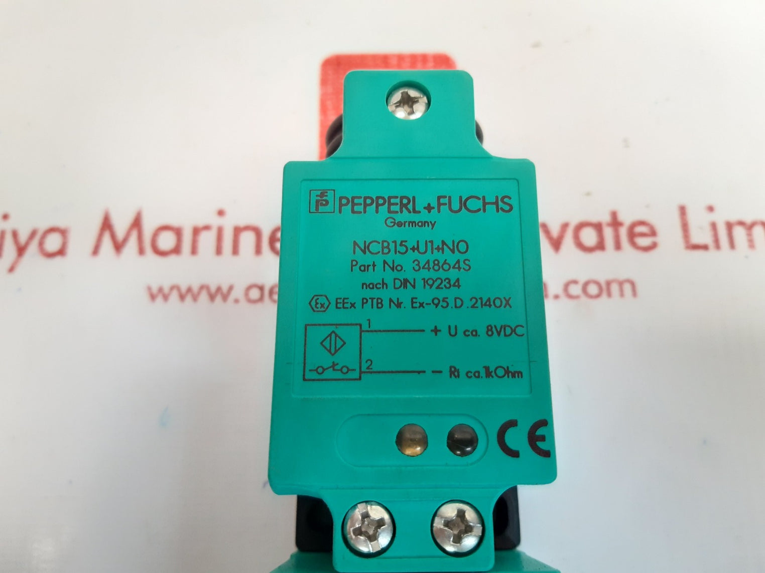 Pepperl + fuchs ncb15+u1+no inductive proximity sensor 34864s