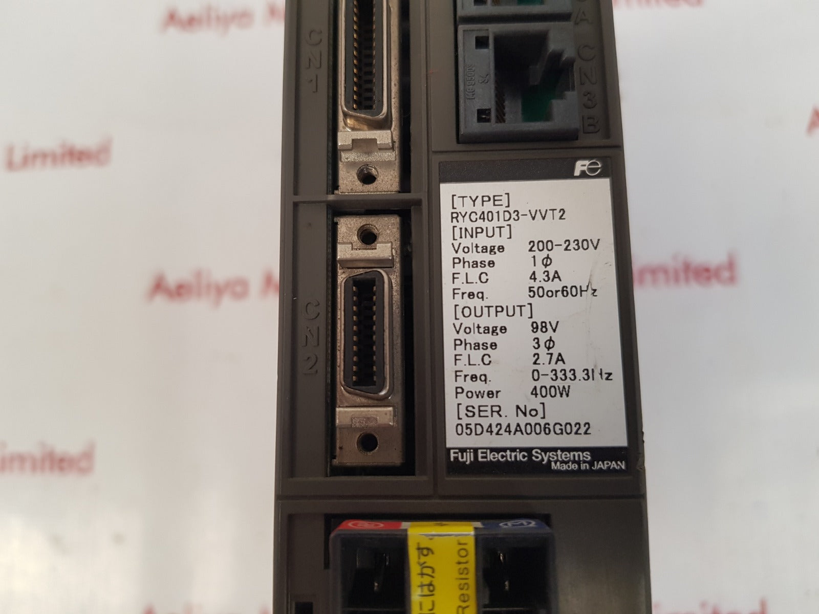 Fuji ryc401d3-vvt2 400w servo driver