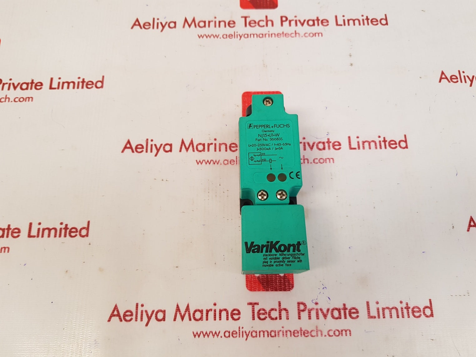 Pepperl+fuchs nj15+u1+w proximity switch 36683s