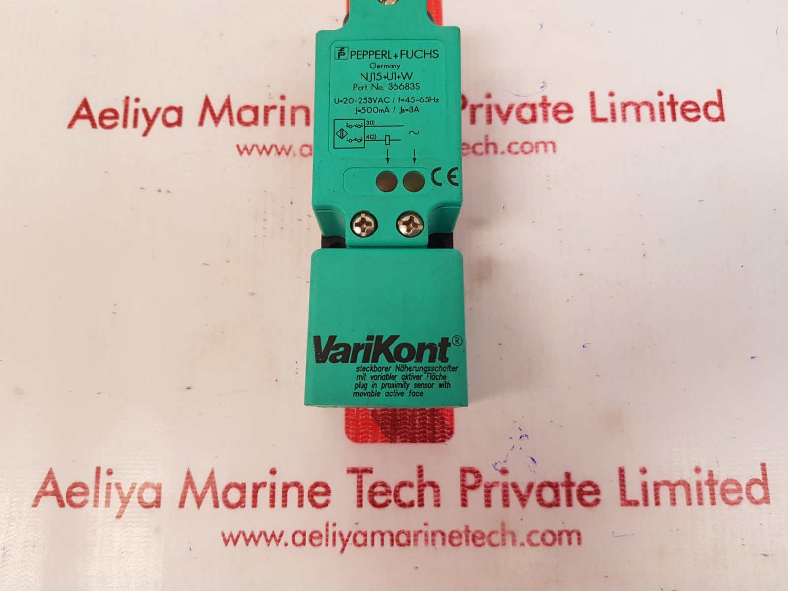 Pepperl+fuchs nj15+u1+w proximity switch 36683s