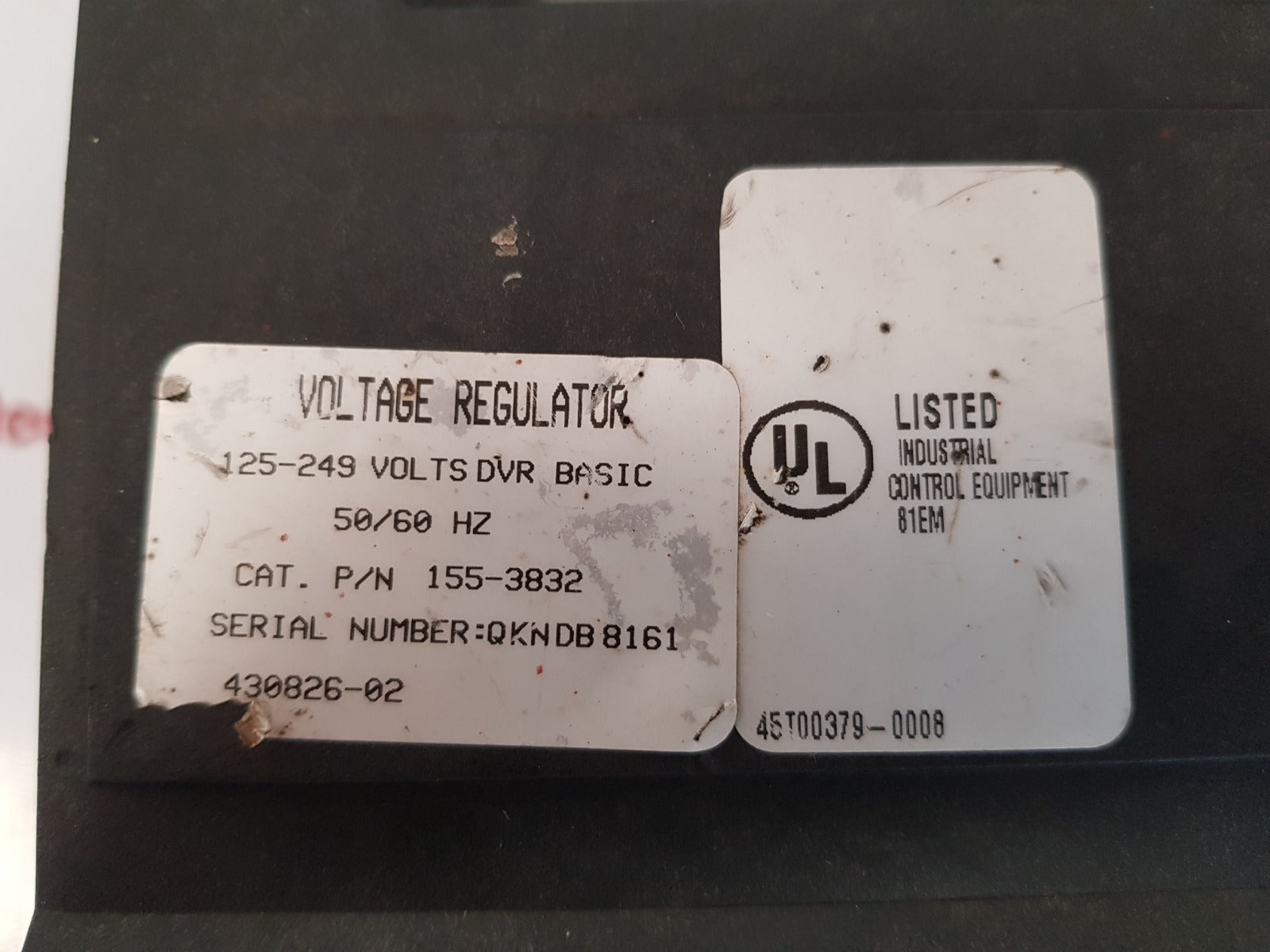 Caterpillar 155-3832 voltage regulator