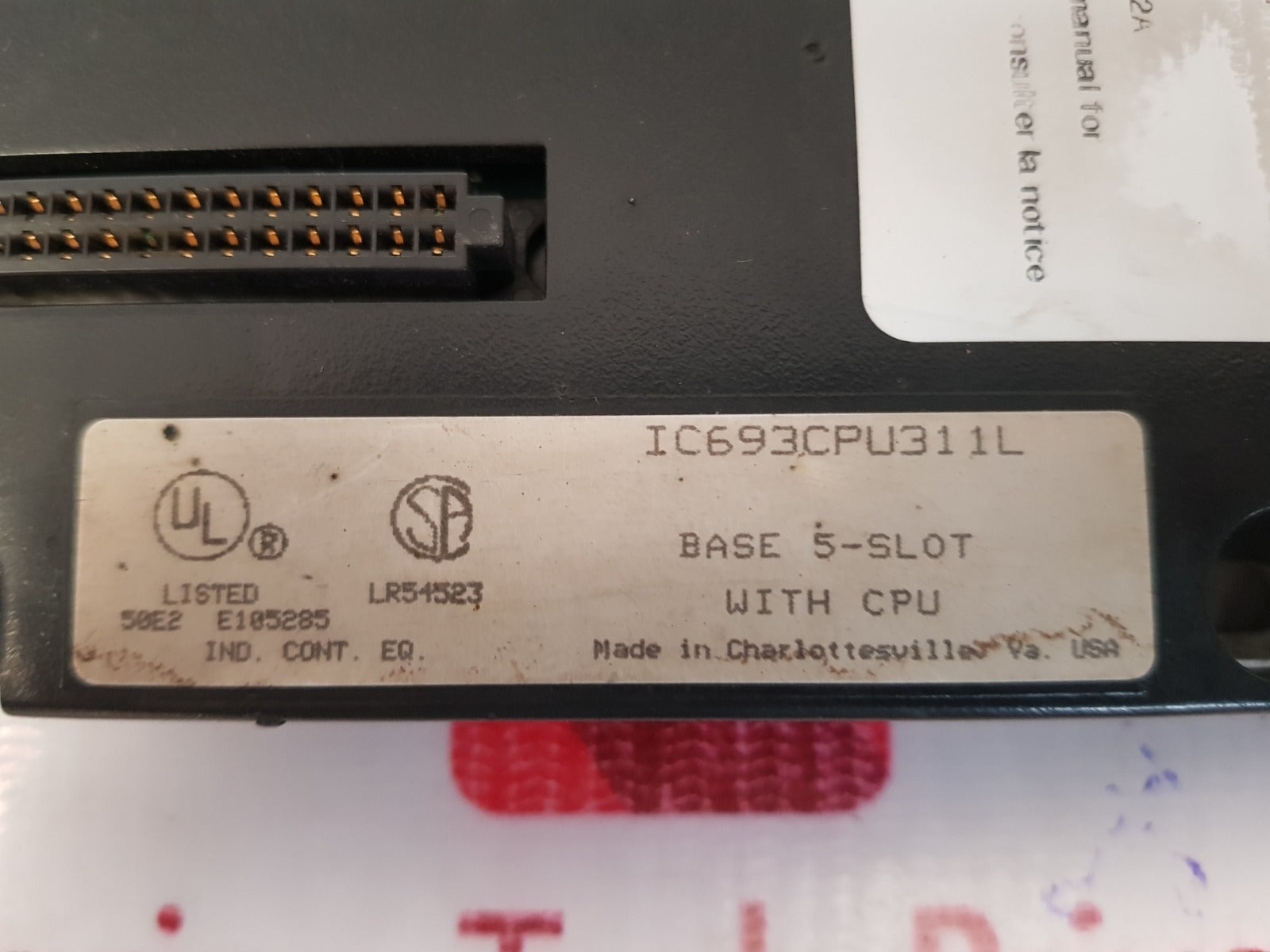 Ge ic693cpu311l 5-slot programmable controller