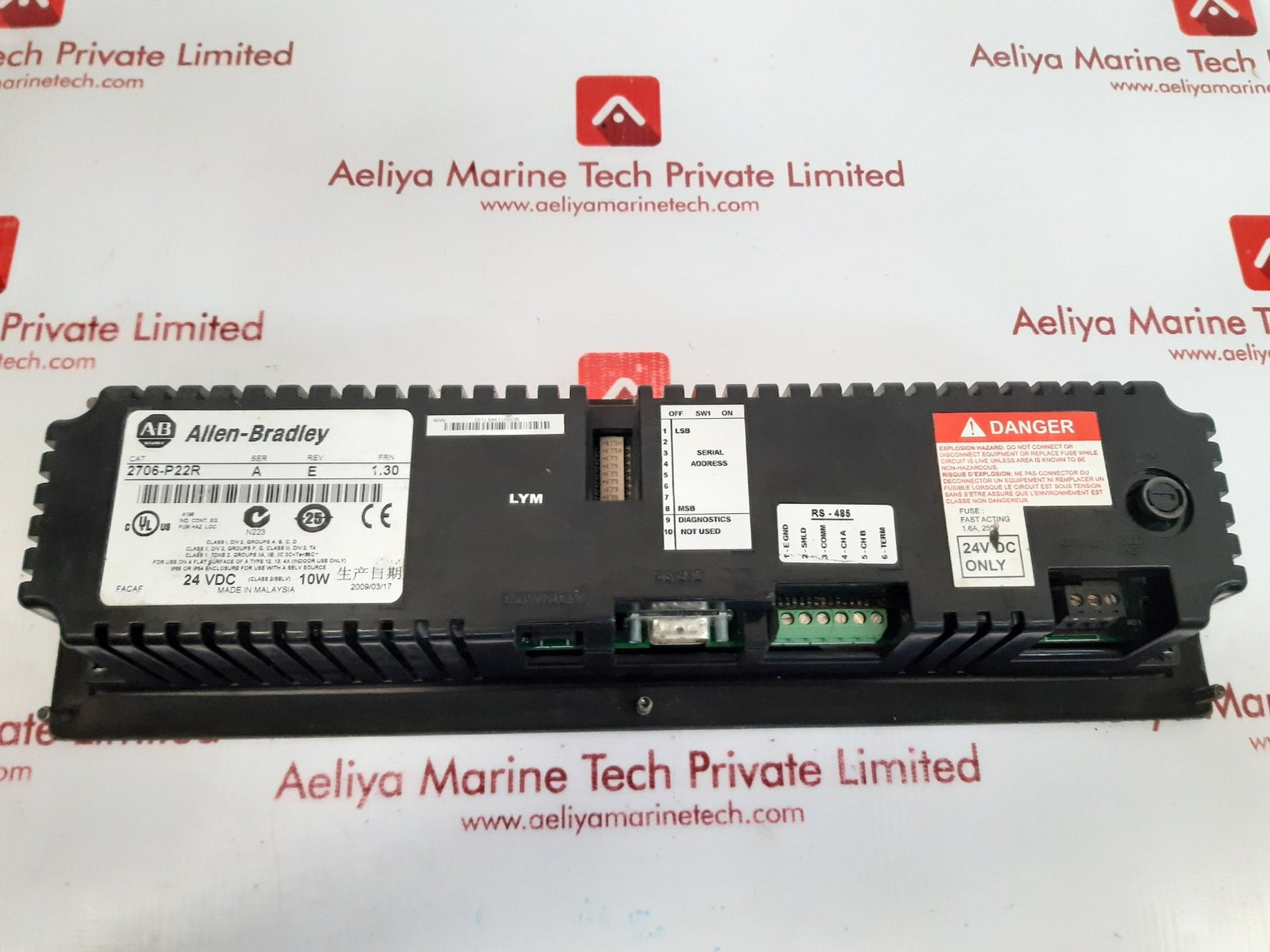 Allen-bradley 2706-p22r ser.a rev.e frn 1.30 inview display