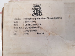 Kongsberg gl-3d/n-0-150 level switch rev.a