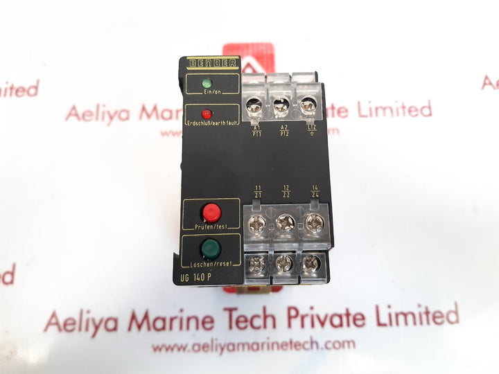 Bender ug140p earth fault relay b916361