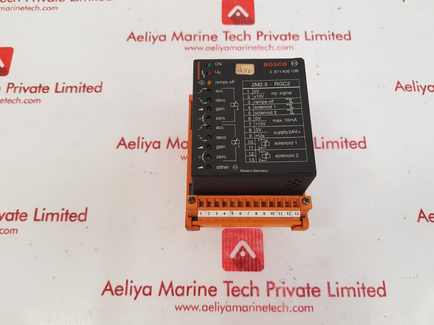 Bosch 0 811 405 106 propotional amplifier module 2m2.5-rgc2