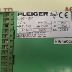 Pleiger ehs-cm control module 9341100070
