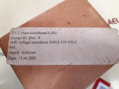 Ime d4u4 voltage transducer