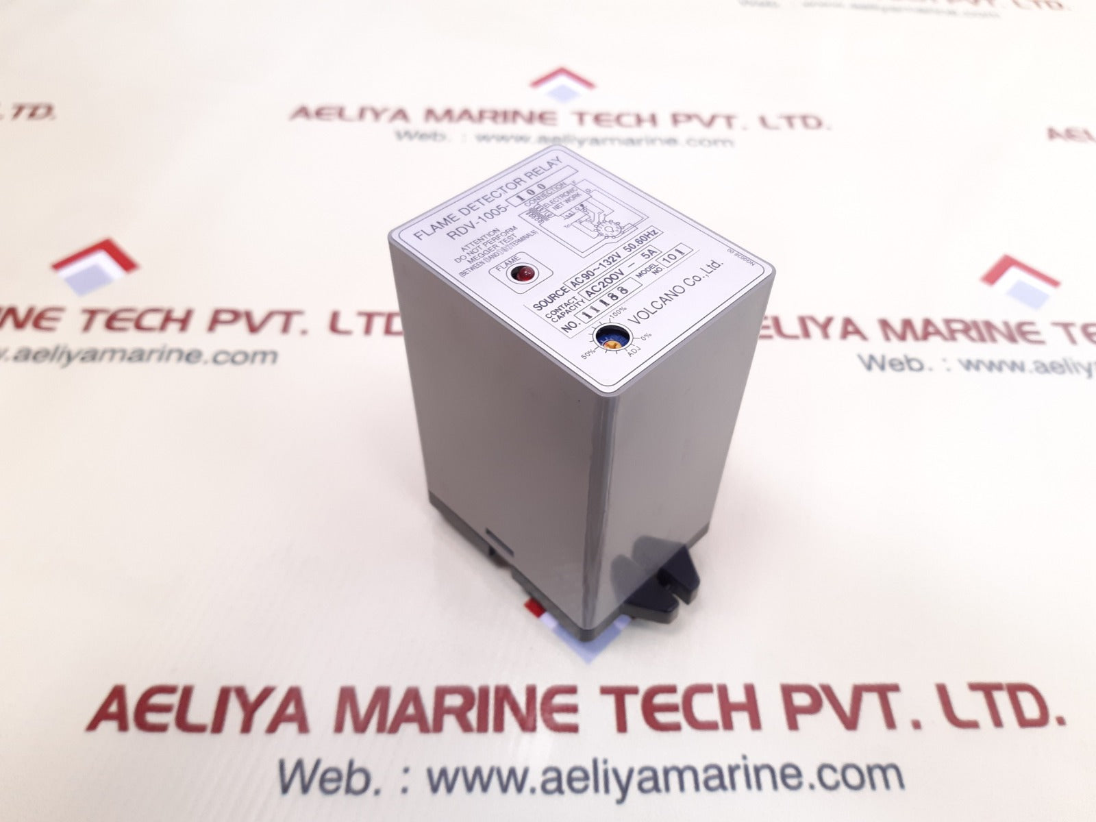 Volcano rdv-1005-100 flame detector relay