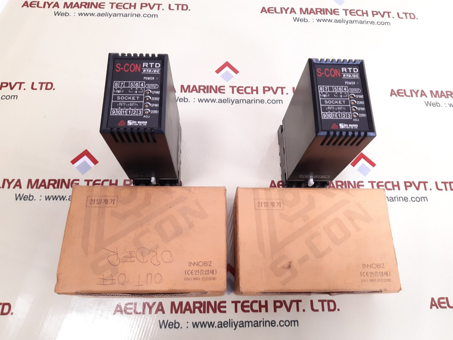 Sinwoo s-con rtd-9r88-y isolated temperature signal converter 