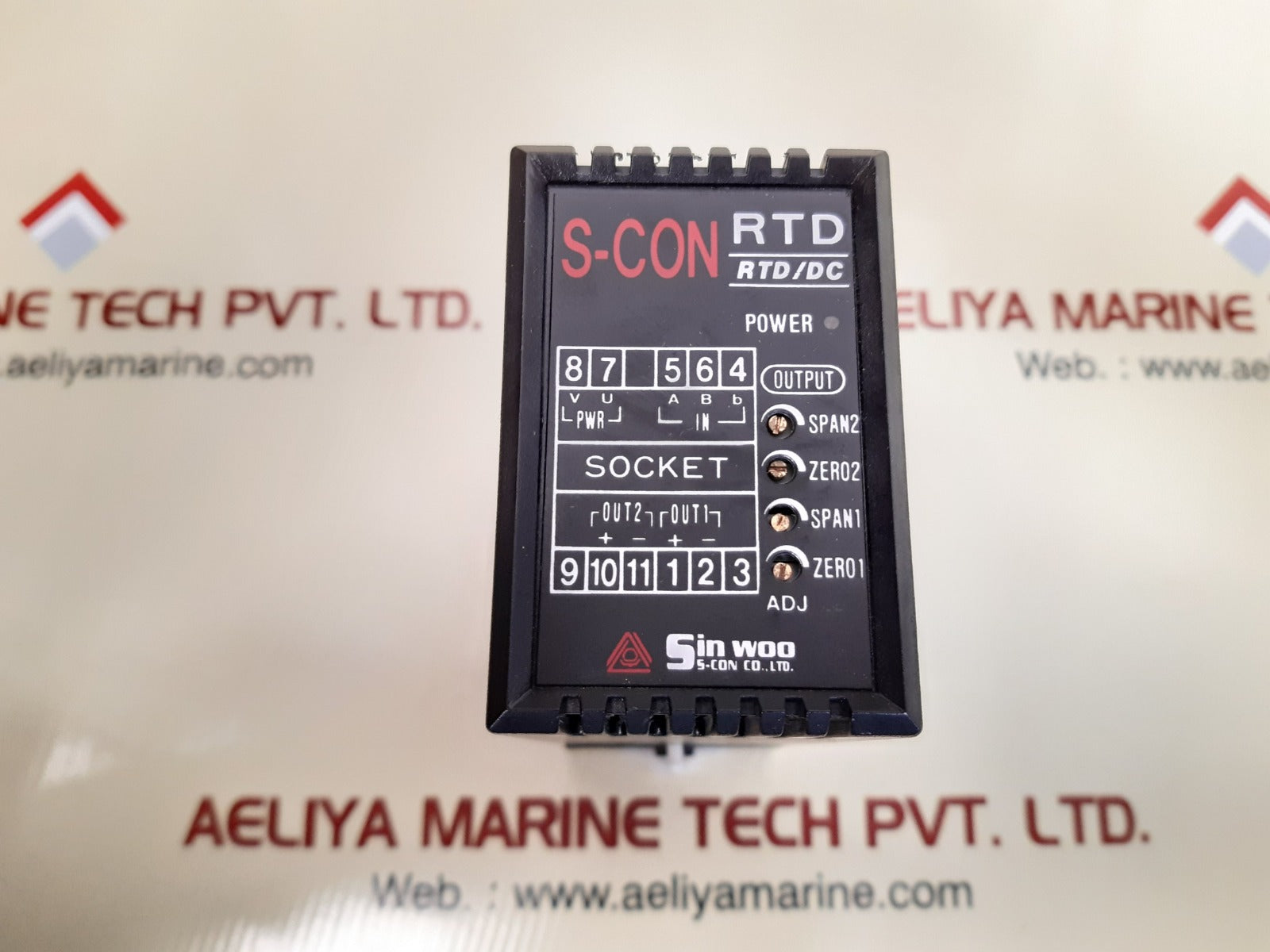 Sinwoo s-con rtd-9r88-y isolated temperature signal converter 