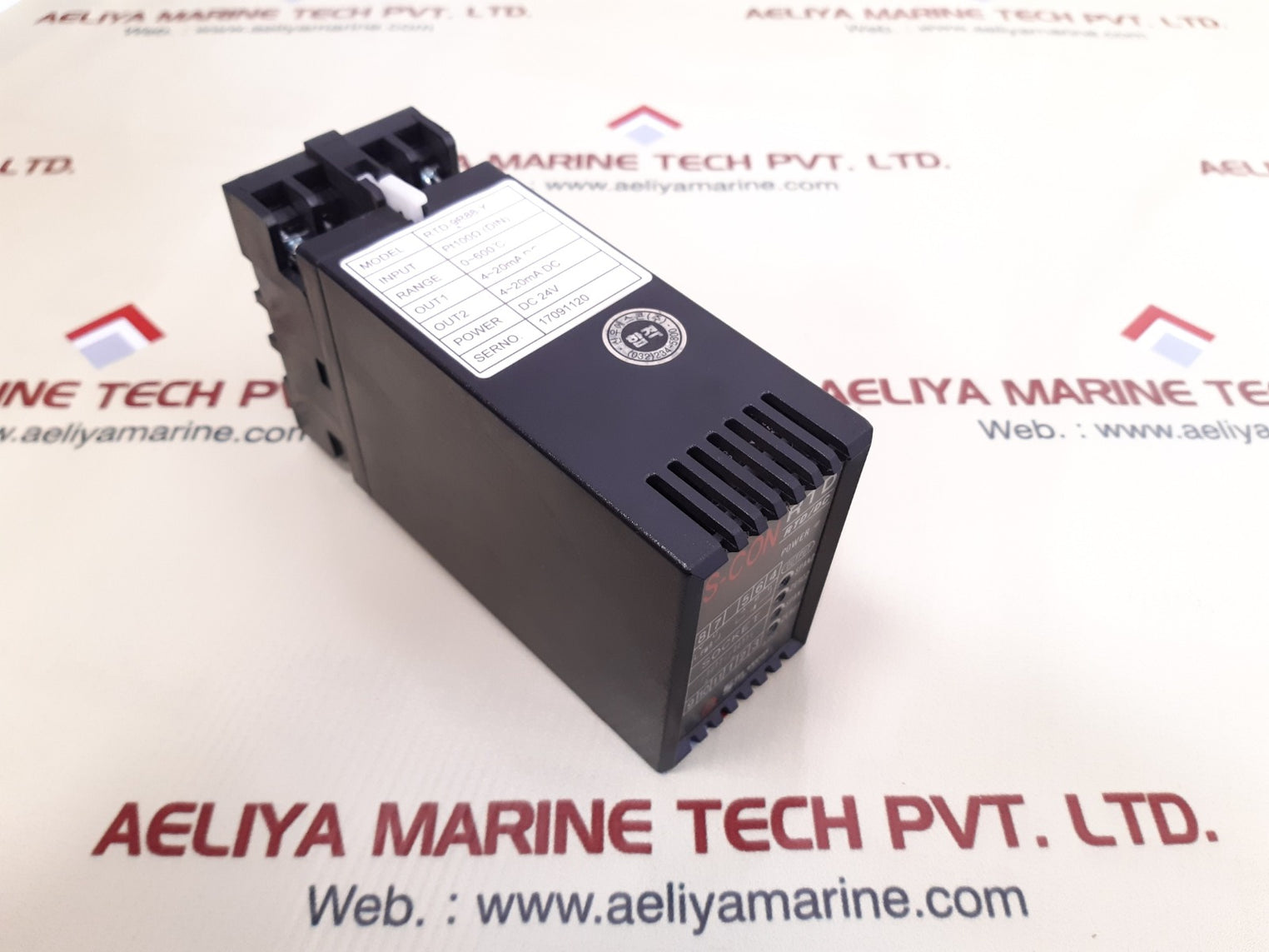 Sinwoo s-con rtd-9r88-y isolated temperature signal converter 