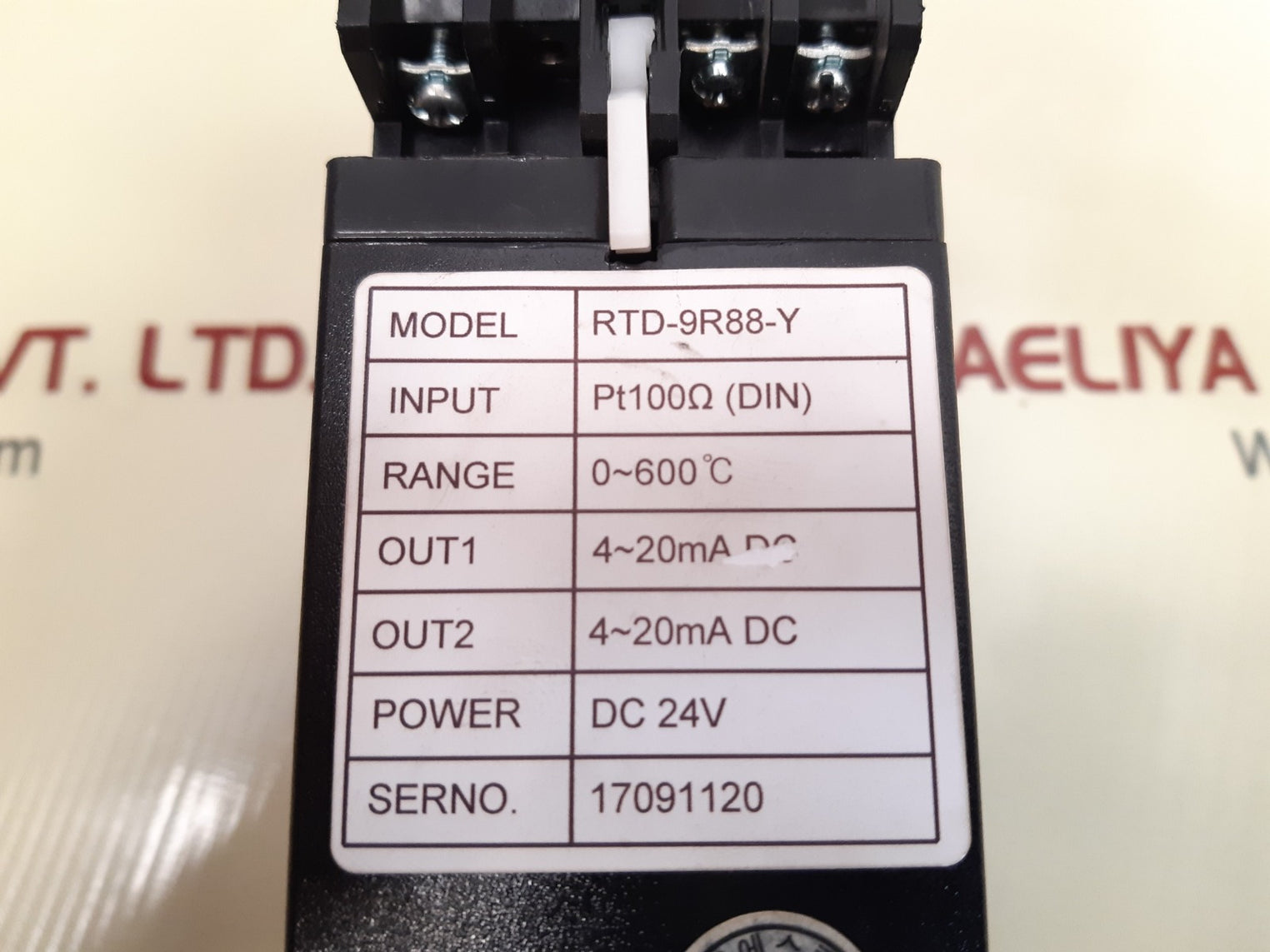 Sinwoo s-con rtd-9r88-y isolated temperature signal converter 