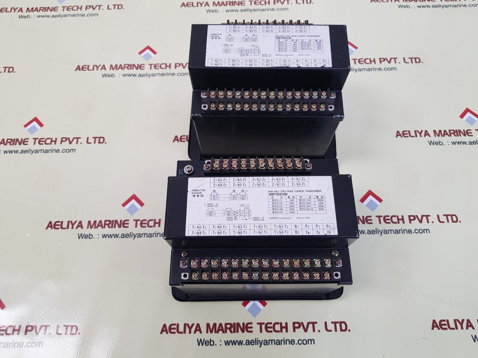Omron k6em-ps multi-channel earth leakage relay  100/ 200 vac