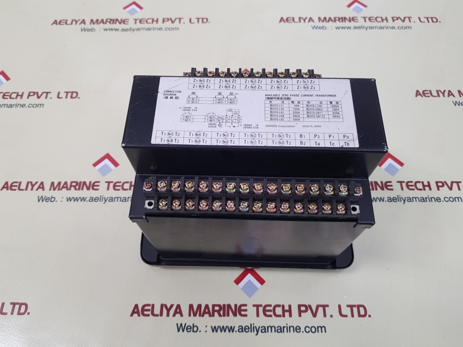 Omron k6em-ps multi-channel earth leakage relay  100/ 200 vac