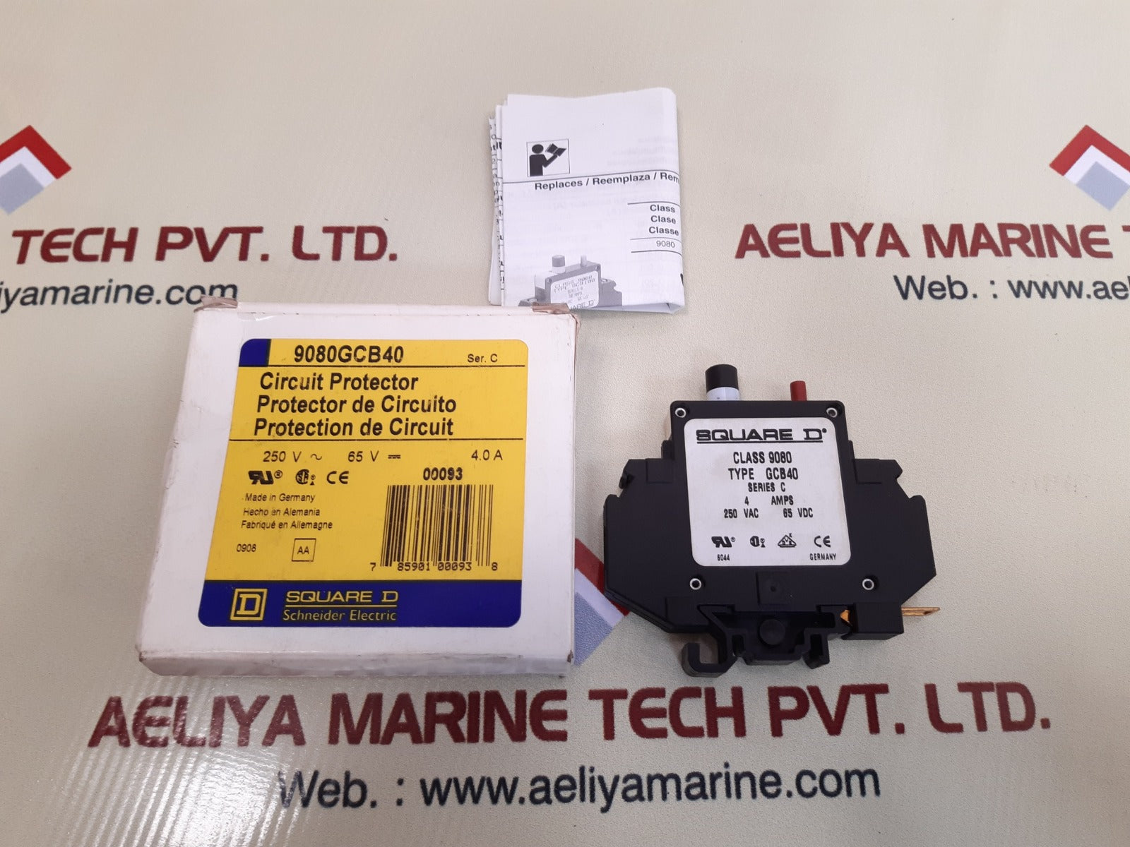Square D 9080 gcb40 circuit breaker 
