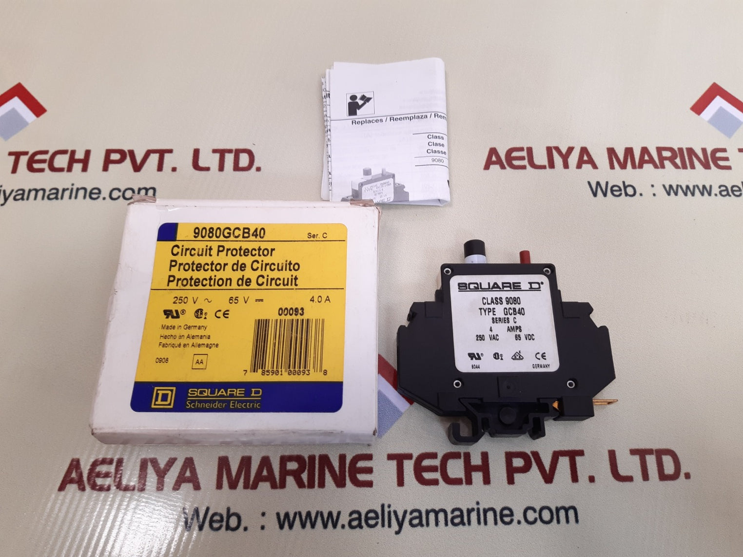 Square D 9080 gcb40 circuit breaker 