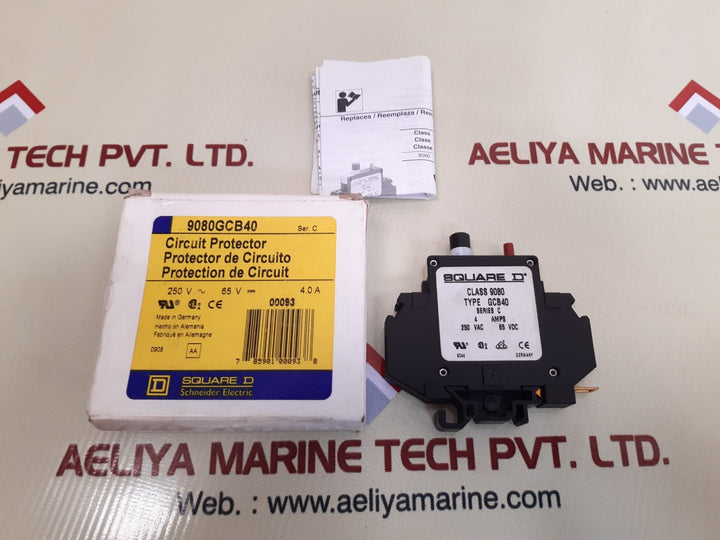 Square D 9080 gcb40 circuit breaker 
