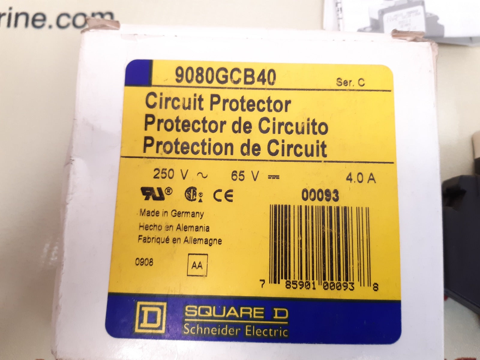 Square D 9080 gcb40 circuit breaker 