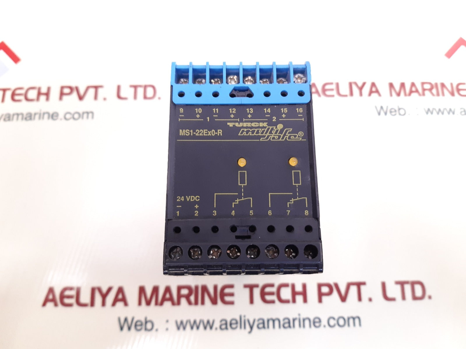 Turck ms1-22ex0-r multi safe switching-amplifier 20..28vdc 