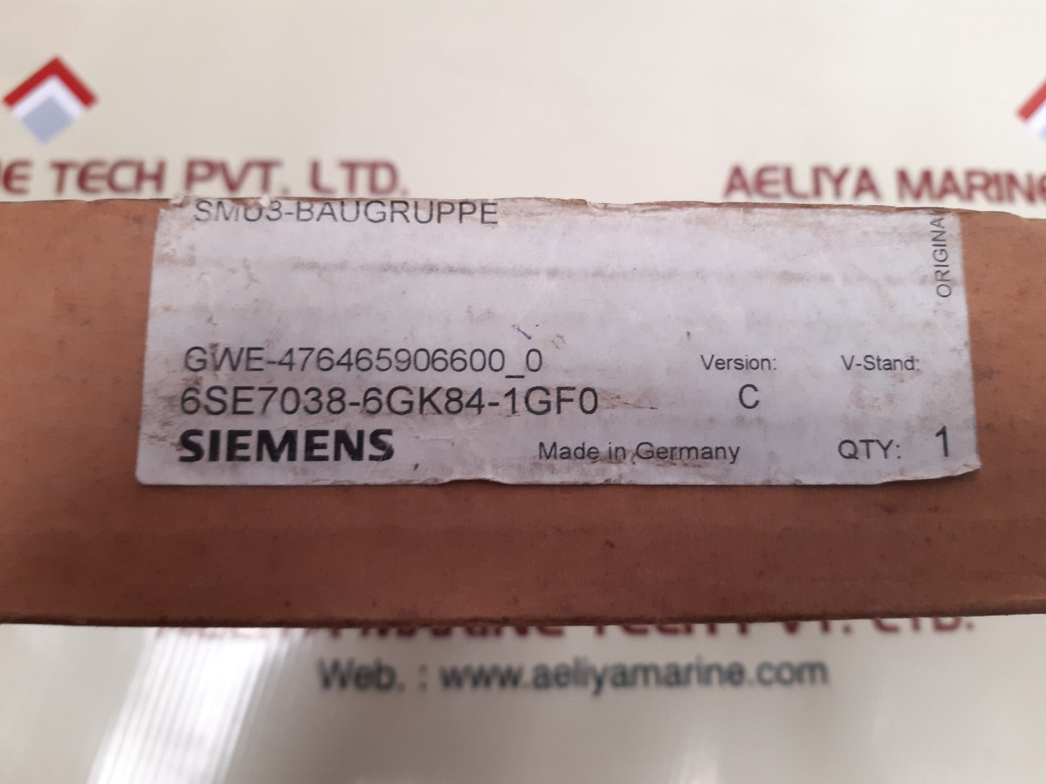 Siemens 6se7038-6gk84-1gf0 snubber module 