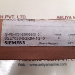 Siemens 6se7038-6gk84-1gf0 snubber module 