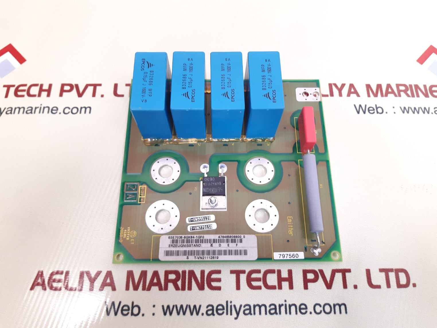 Siemens 6se7038-6gk84-1gf0 snubber module 