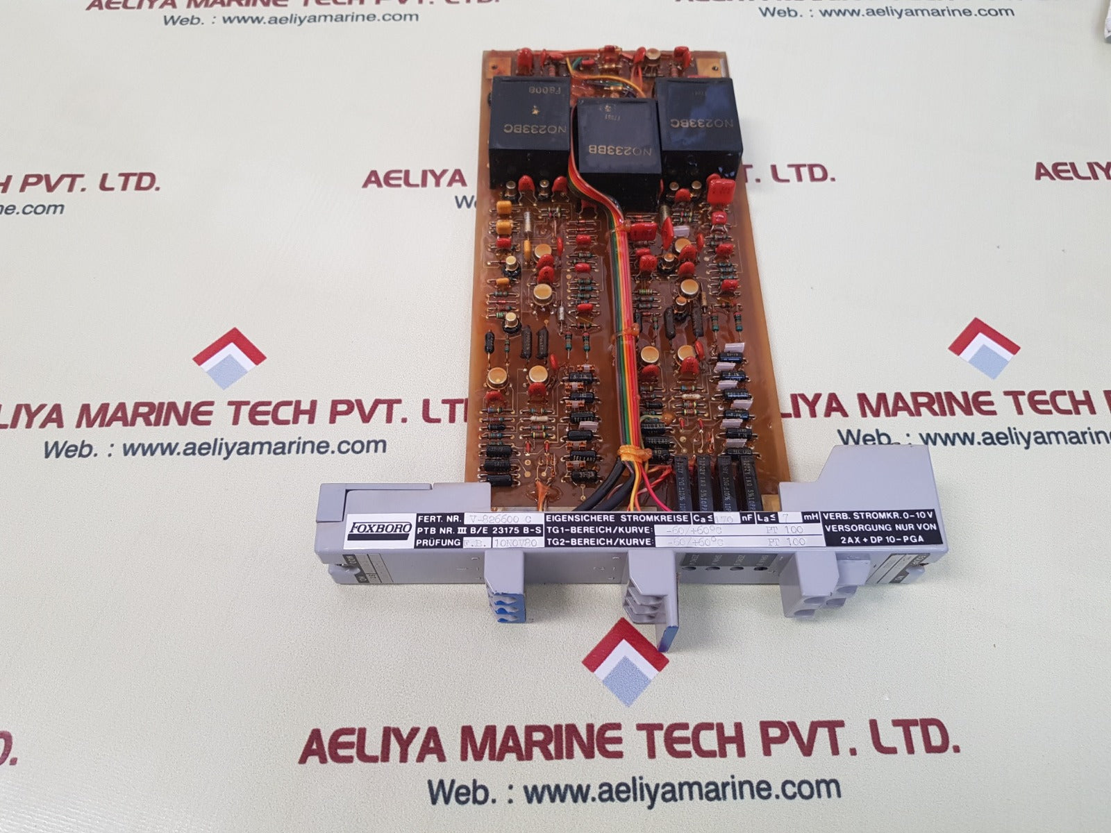 Foxboro 2ax+dp10-pga power distribution module 