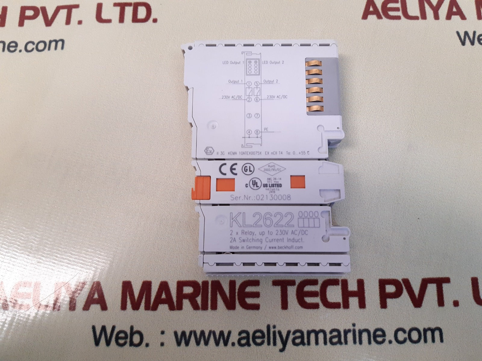 Beckhoff kl2622 2 x relay