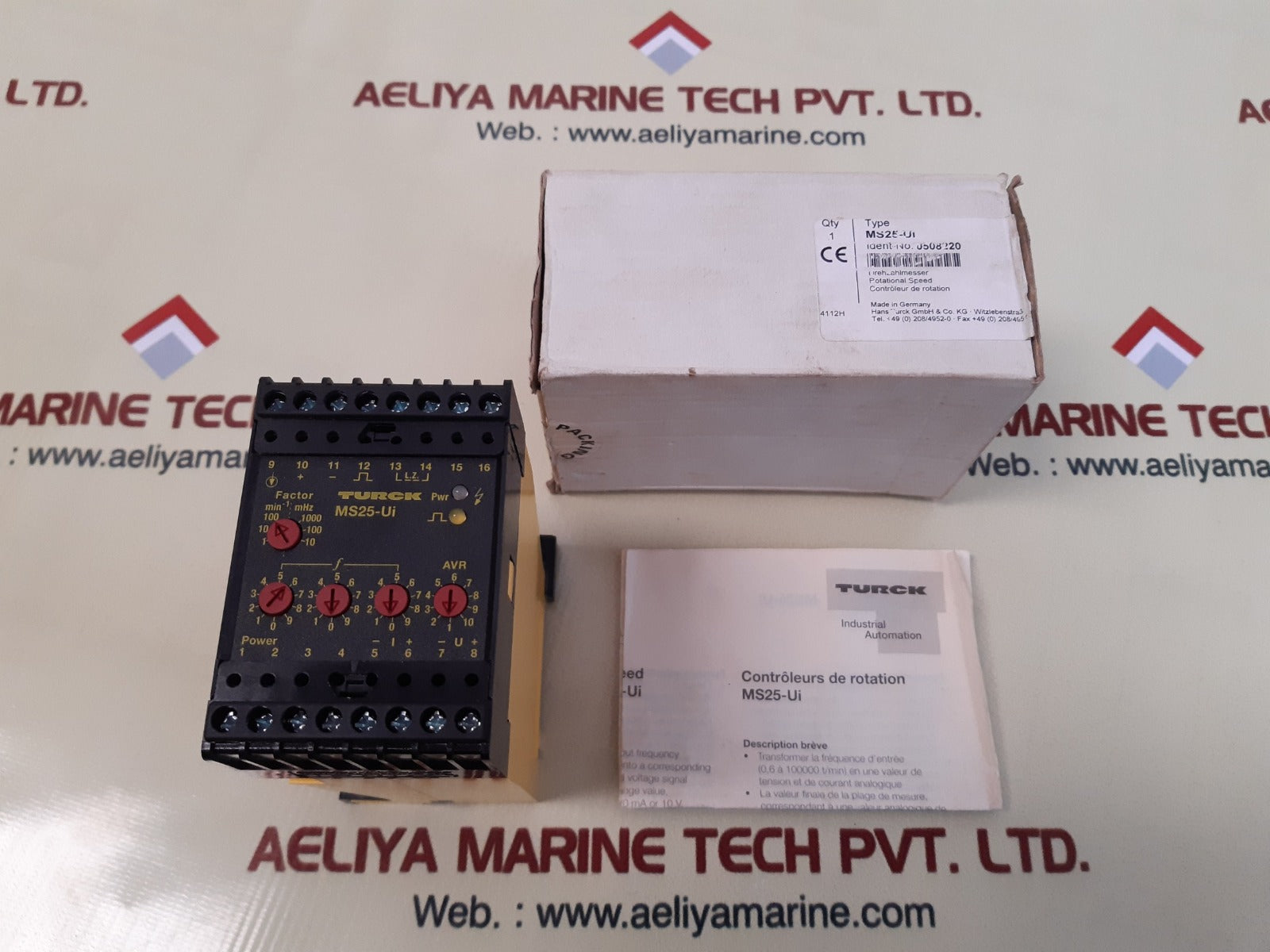 Turck ms25-ui rotational speed meter – Aeliya Marine Tech