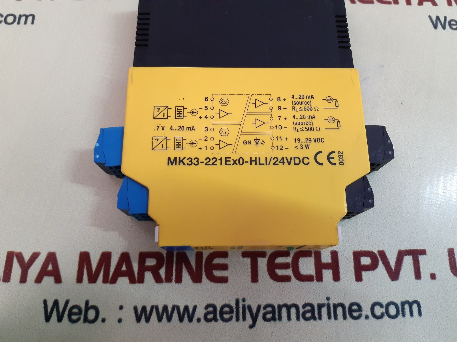 Turck mk33-221ex0-hli/24vdc loop isolator Used 
