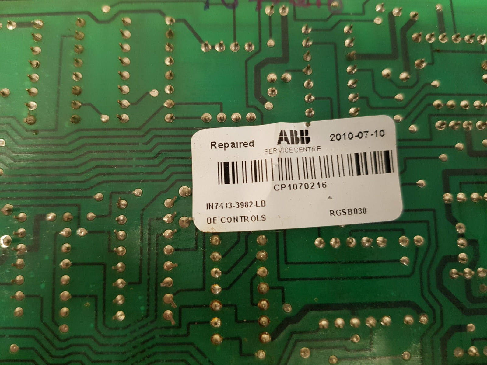 Asea rgsb030 pcb card