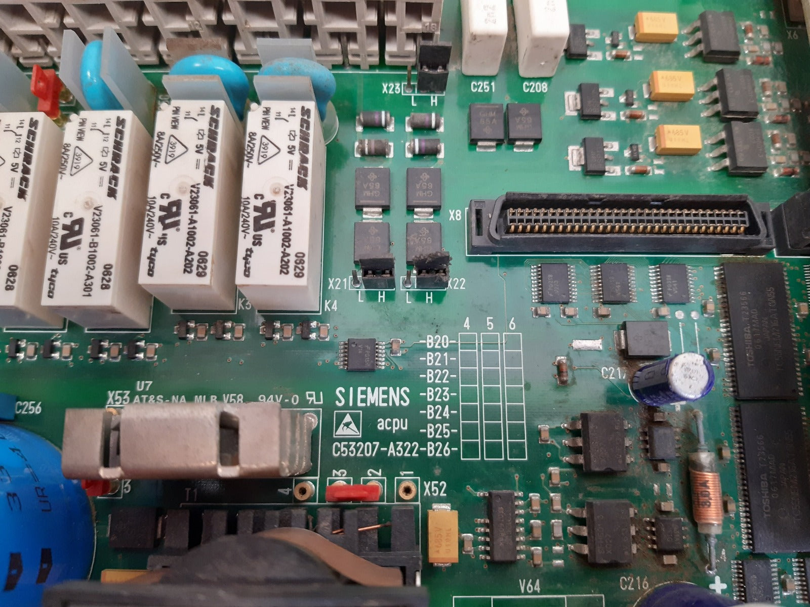 Siemens c73040-a51-c180-07 pcb card 