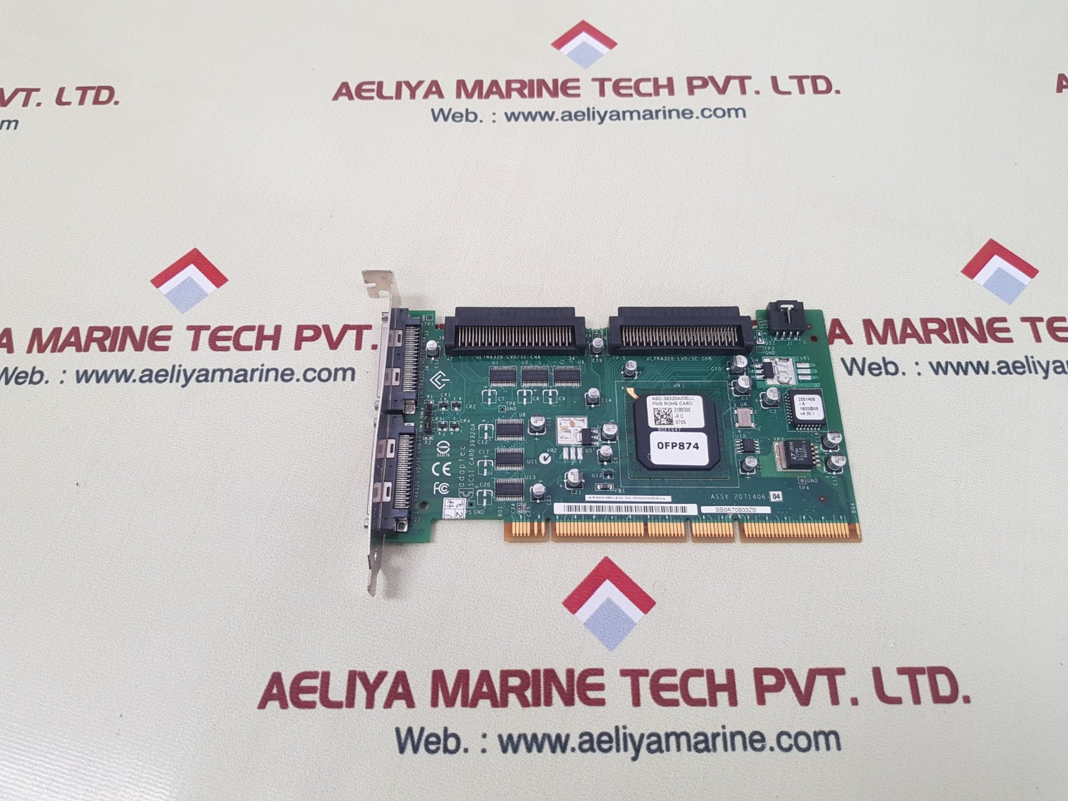Adaptec scsi card 39320a interfcae card asc-39320a/dell