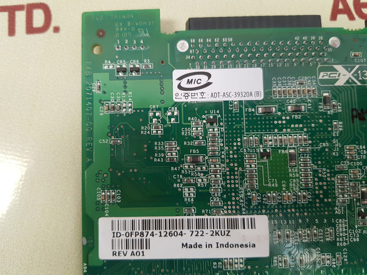 Adaptec scsi card 39320a interfcae card asc-39320a/dell