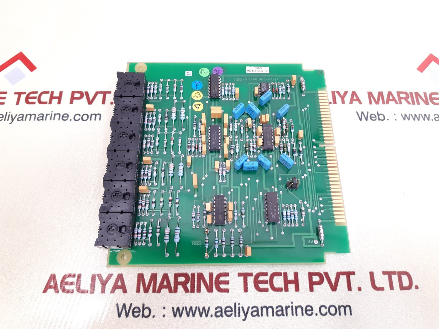 Abb 2668 3166-638/2 pcb card 